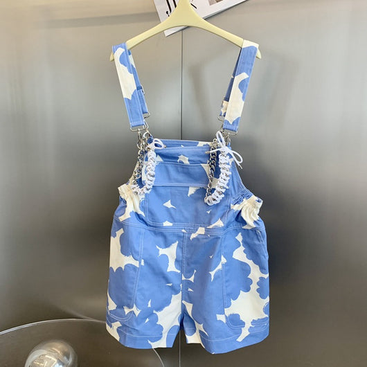 Shorts Cargo Mujer con Bolsillos Laterales y Tiro Alto