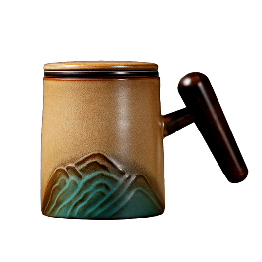 Taza Separadora de Agua para Té con Filtro de Cerámica - Image 5