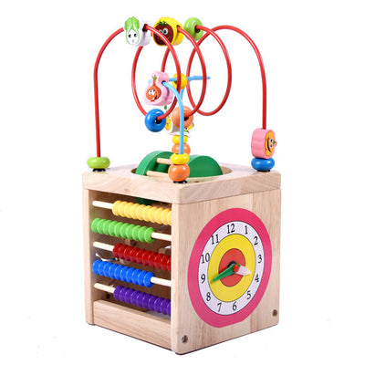 Puzzle de Escarabajo de Madera con Cuentas Grandes para Niños - Image 5