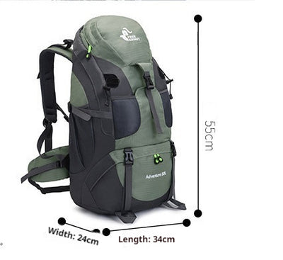 Mochila de Senderismo Profesional 70L Impermeable Multiuso para Camping y Viajes - Image 12