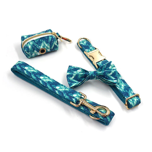 Collar para Perro con Moño, Correa y Dispensador de Bolsas de Residuos - Image 2