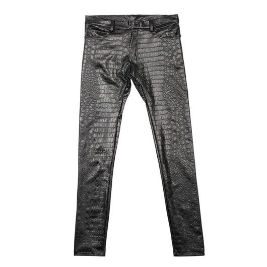 Pantalones de Cuero para Motocicleta NK72 - Jeans Ajustados Tipo Bota para Hombre - Image 12