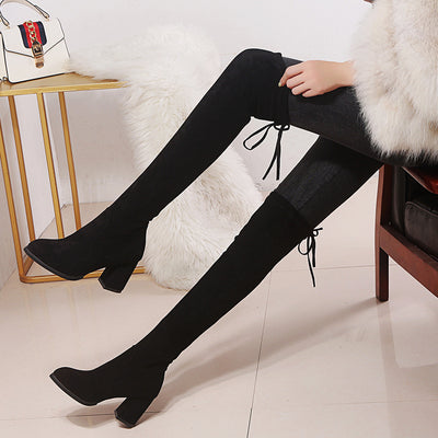 Botas Elásticas de Tacón Alto para Otoño - Image 3
