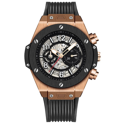 Reloj Mecánico Automático con Diseño Hueco de Silicona - Image 4