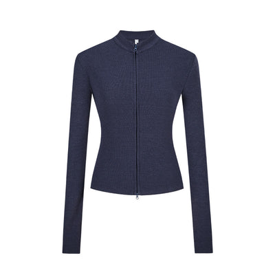 Cardigan Ajustado con Cuello de Pie y Cintura Marcada - Image 10
