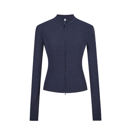 Cardigan Ajustado con Cuello de Pie y Cintura Marcada - Image 10
