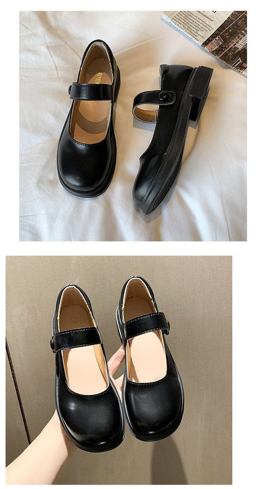 Zapatos Mary Jane Planos Estilo Universitario para Mujer - Image 21