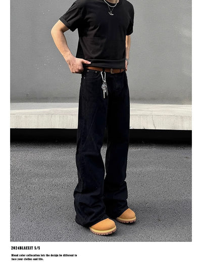 Jeans Skinny Negros Desgastados Retro para Hombre - Corte Favorecedor - Image 12
