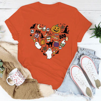 Camiseta Halloween Boo Pumpkin Love Unisex - Image 12