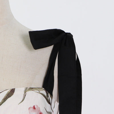 Vestido Cintura Ajustable con Cordones y Estampado Teñido - Image 10