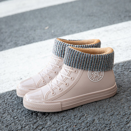 Botas Impermeables de Moda Primavera Otoño para Mujer - Estilo Laboral - Image 5