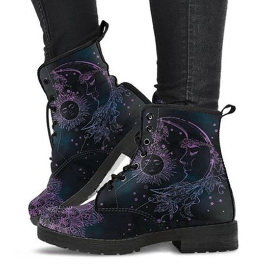 Botas Cortas Estilo Británico con Cordones y Suela Gruesa Acolchonada - Image 10
