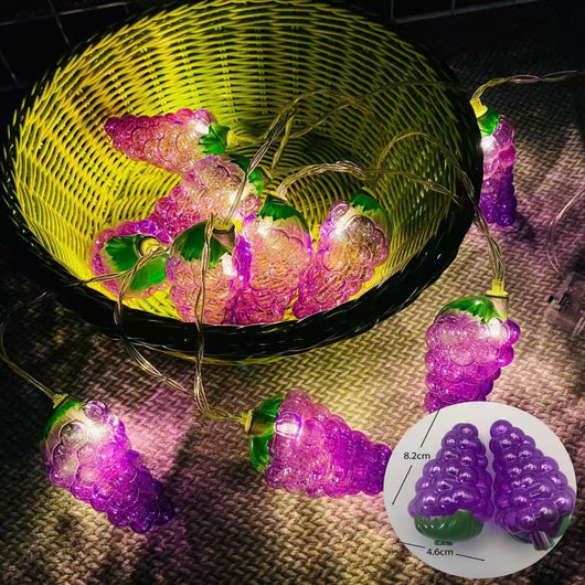 Cadena de Luces LED Frutas Coloridas para Camping y Ambientación - Image 12