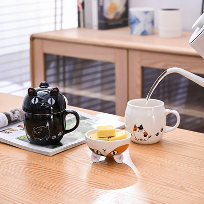 Taza de Cerámica Japonesa para Mujer - Diseño Minimalista