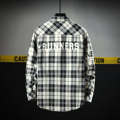 Camisa Casual a Cuadros Slim Fit para Hombre - Image 10