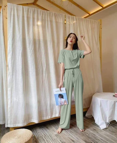 Pijama de Verano para Mujer - Conjunto Cómodo de Dos Piezas - Image 6