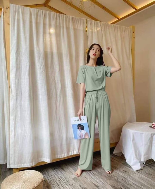 Pijama de Verano para Mujer - Conjunto Cómodo de Dos Piezas - Image 6