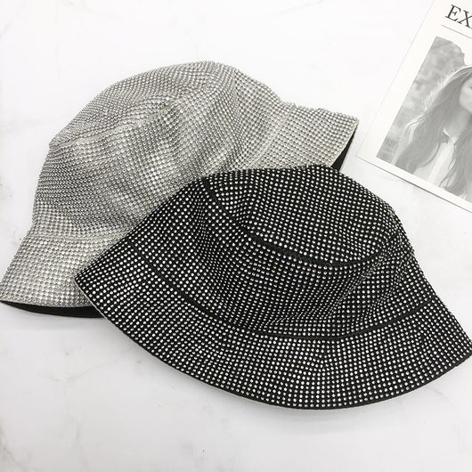 Sombrero de Pescador con Strass y Malla Brillante - Image 9