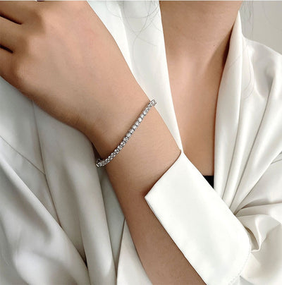 Pulsera Tenis de Moissanita 10 Quilates en Plata Esterlina S925 - Image 15