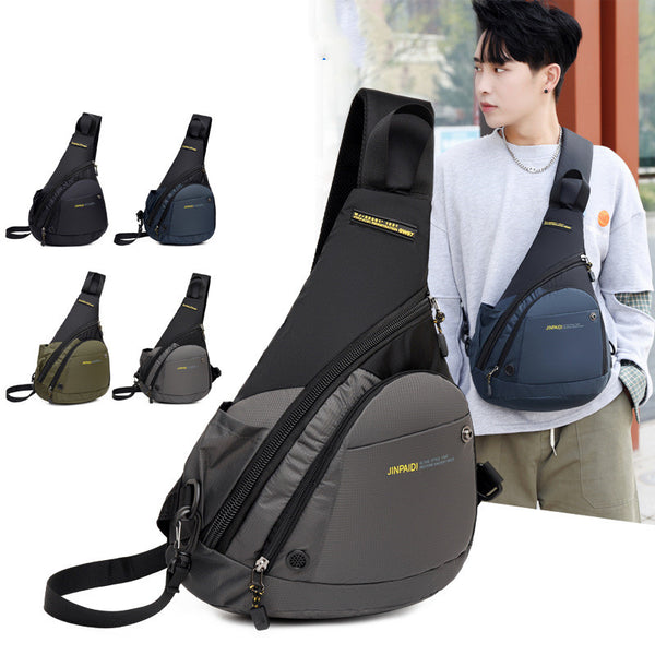 Bolsa Retro de Pecho con Correa Cruzada para Hombre