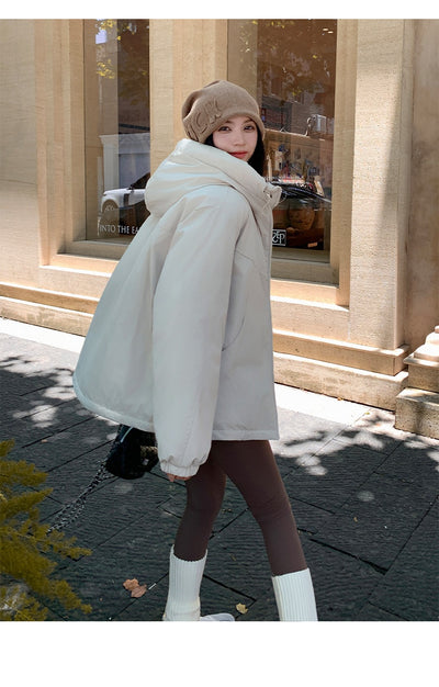Chaqueta Acolchada Impermeable con Capucha y Doble Cierre para Mujer - Image 20