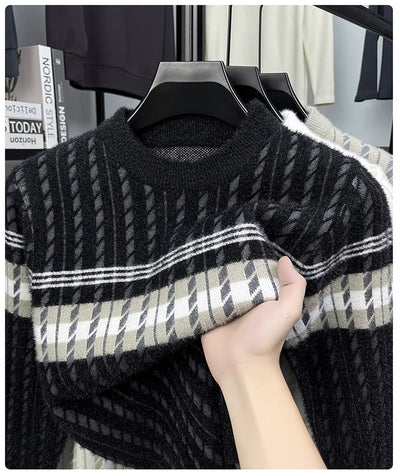 Suéter Holgado de Capas Base para Hombre - Image 12