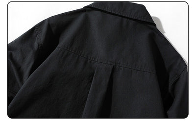 Chaqueta Camisa Casual con Múltiples Bolsillos para Hombre - Image 7