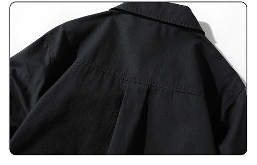 Chaqueta Camisa Casual con Múltiples Bolsillos para Hombre - Image 7