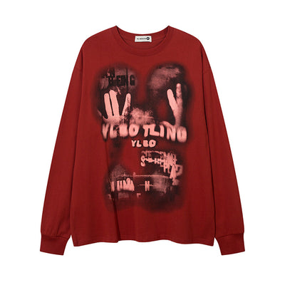 Playera Estampada con Patrón Abstracto para Hombre - Image 4