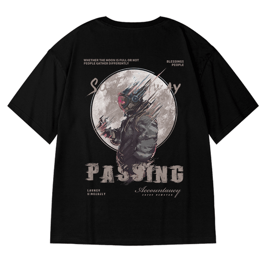 Camiseta Suelta de Gran Tamaño para Hombre - Estilo Personalidad - Image 3