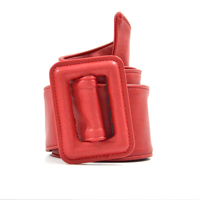 Cinturón Ancho de Piel de Oveja para Mujer - Image 14