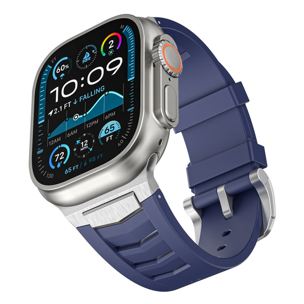 Correa Deportiva de Goma Fluorada con Aleación - Reloj Inteligente Premium