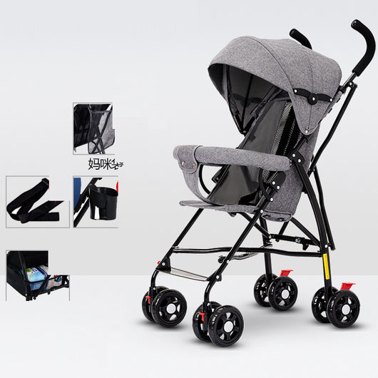 Carrito Plegable Portátil para Bebé - Diseño Compacto y Funcional - Image 6