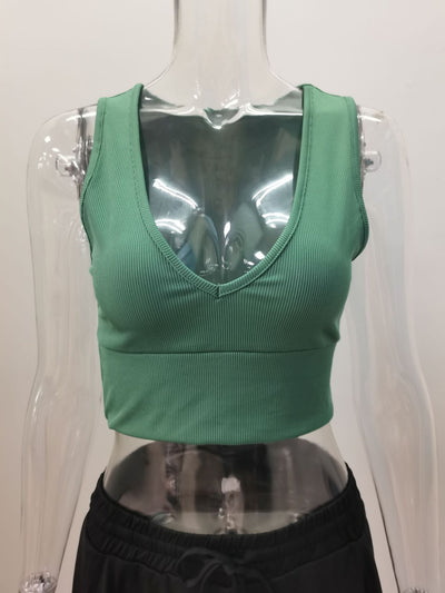Top Crop Elegante Descubierto para Mujer - Image 25