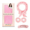 Pink Curling Iron 4-Piece Box