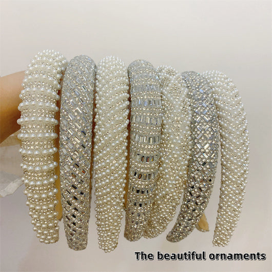 Diadema Perla de Lujo Premium - Alta Definición y Acabado Profesional - Image 23