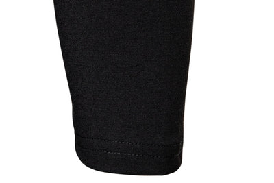 Sudadera Hoodie Slim Fit Irregular de Largo Medio en Colores Sólidos para Hombre - Image 12