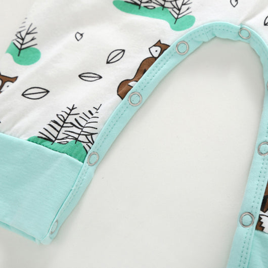 Enterizo de Manga Larga con Estampado Infantil para Bebé Otoño - Image 9