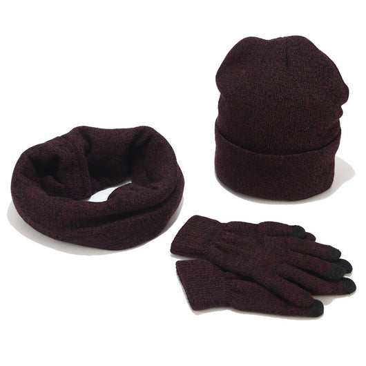 Conjunto Tejido Variegado de Gorro, Bufanda y Guantes de Lana Gruesa - Image 6