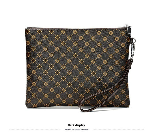 Cartera Tipo Sobre para Hombre con Diseño Cuadros Gingham - Image 9