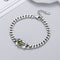 Pulsera de Plata Esterlina S925 con Diamantes Geométricos Vintage