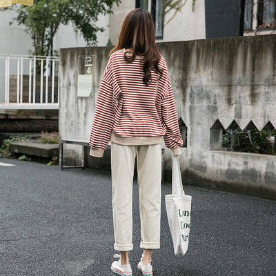 Jeans Sueltos de Cintura Alta Versátiles para Mujer - Image 4
