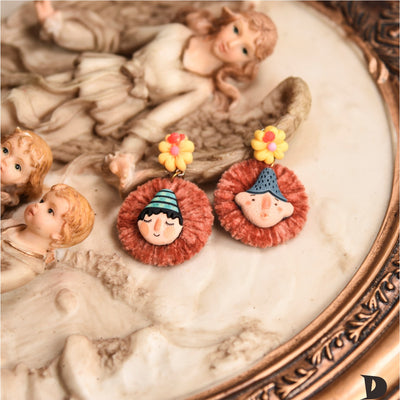 Aretes Otoñales Infantiles Encantadores para Invierno - Image 15