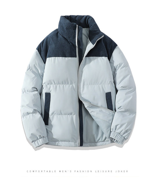 Abrigo Acolchado Unisex de Cuello Alto para Invierno - Image 15