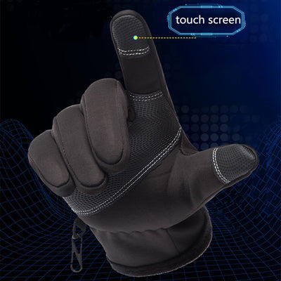Guantes de Invierno Táctiles Antideslizantes Unisex Impermeables y Cortavientos para Ciclismo y Deportes - Image 11