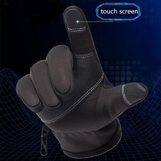 Guantes de Invierno Táctiles Antideslizantes Unisex Impermeables y Cortavientos para Ciclismo y Deportes - Image 11