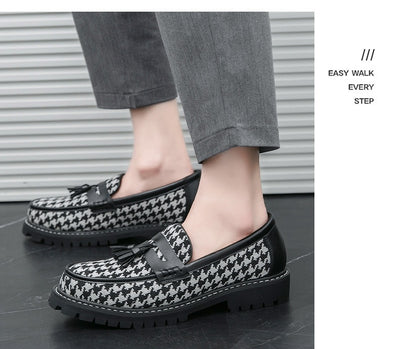 Zapatos de Cuero con Flecos para Hombre - Slip-on Versátil - Image 10