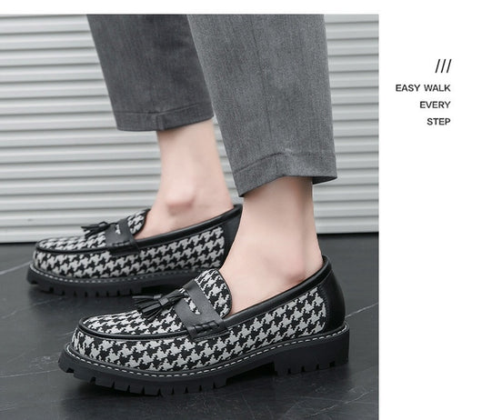 Zapatos de Cuero con Flecos para Hombre - Slip-on Versátil - Image 10