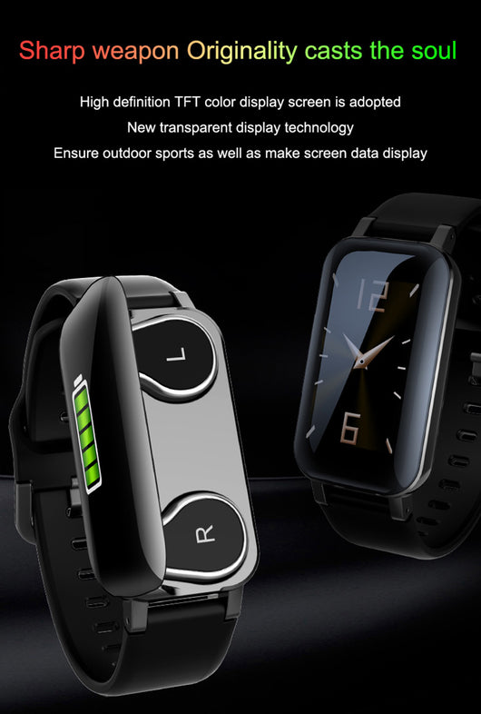 Pulsera Inteligente 2 en 1 con Auriculares Inalámbricos Bluetooth - Image 9