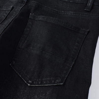 Jeans Rotos de Pana con Parches Estilo Urbano para Hombre - Image 15